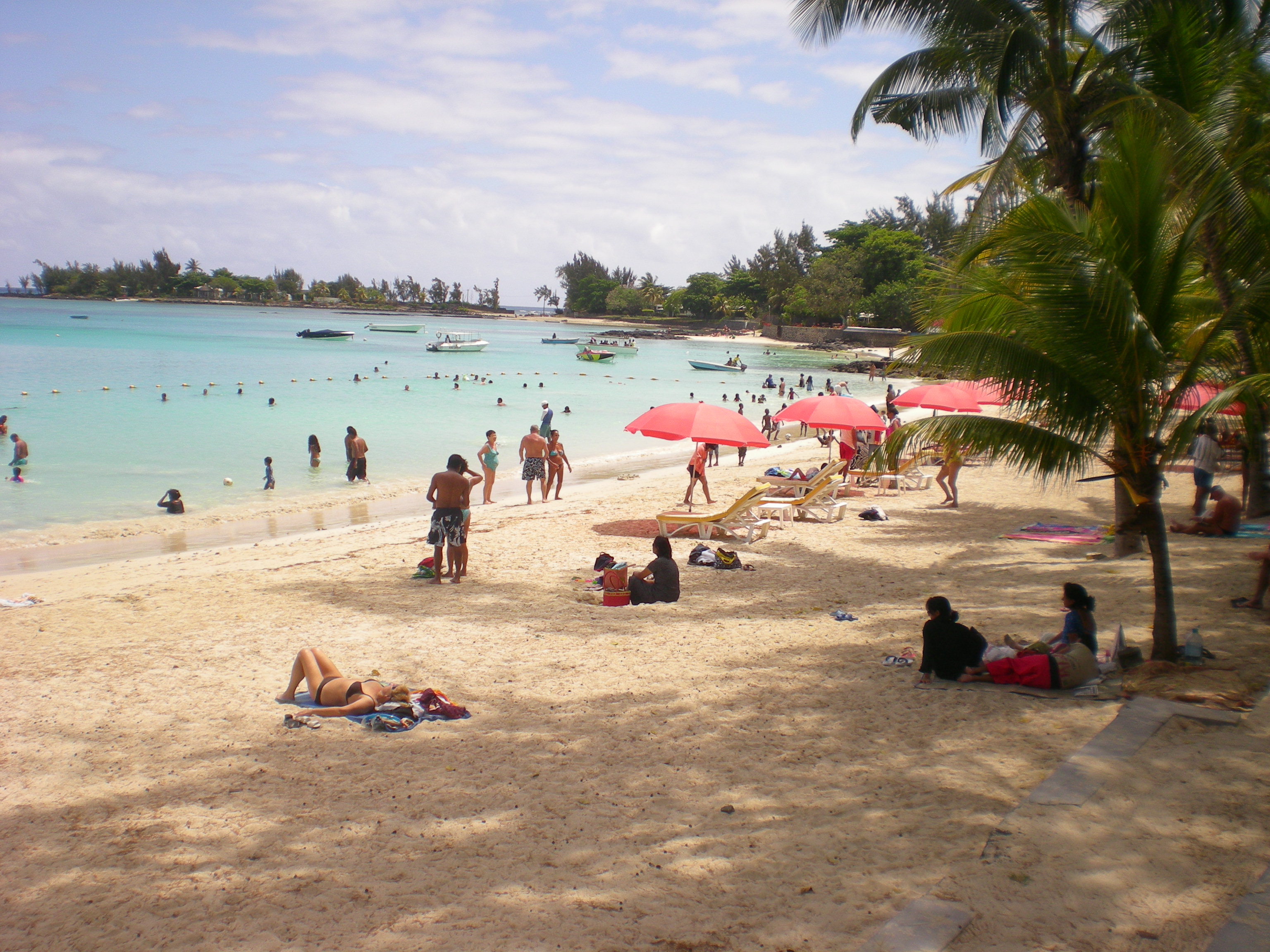 La plage de Pereybere