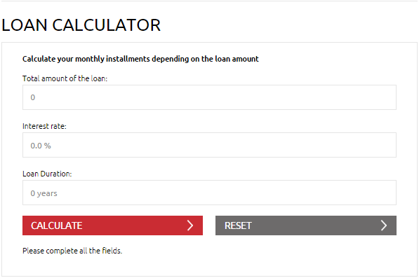 Loan simulator on sale