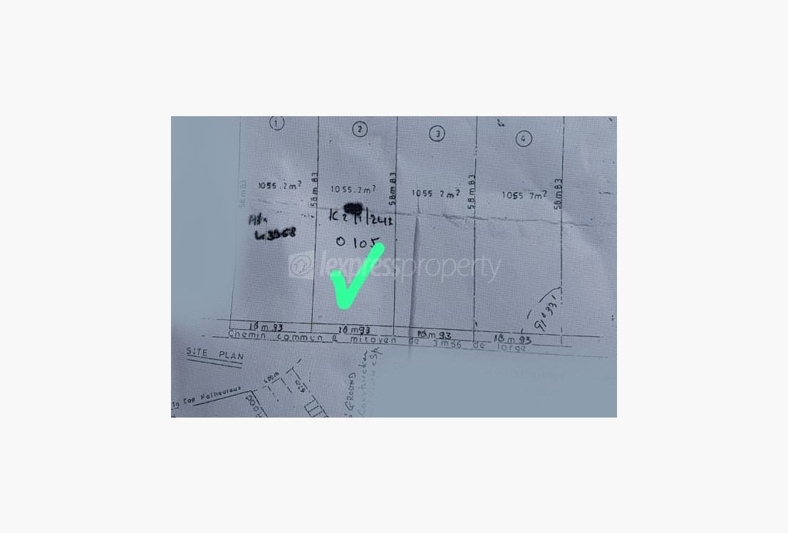 Terrain résidentiel - Achat / Vente à Mont Mascal - 7,000,000 rupees ...