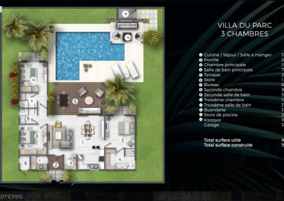Maison/Villa - 1 chambre - 160 m²