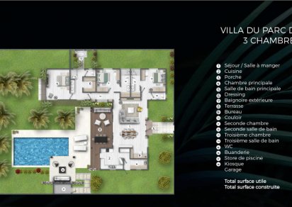 Maison/Villa - 2 chambres - 242 m²