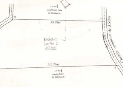 Residential land - 4535 m²