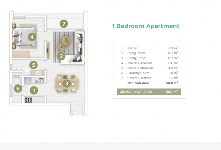 Apartment - 3 Bedrooms - 130 m²