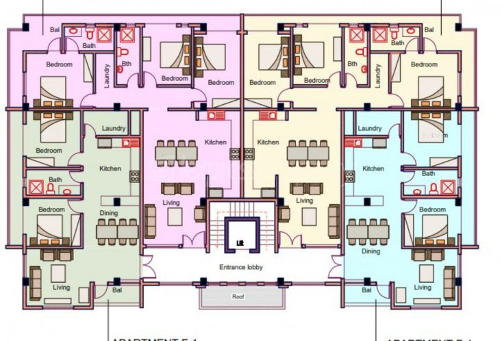 Appartement - 3 chambres - 138 m²