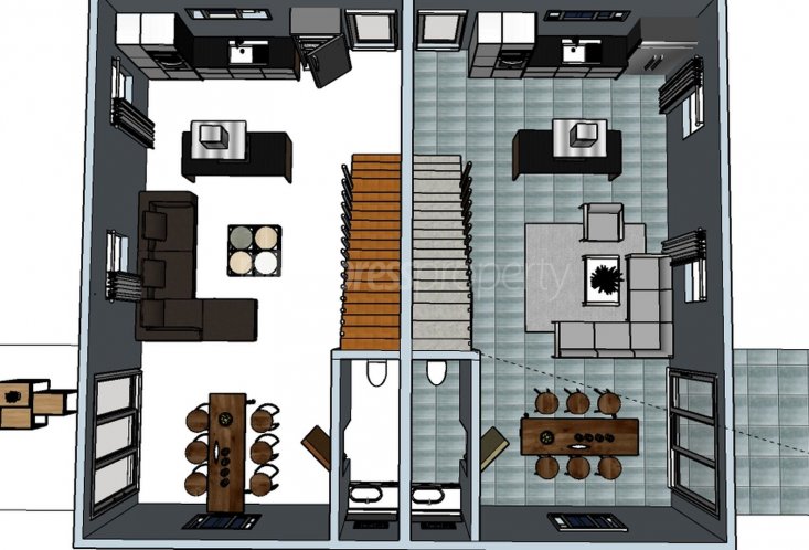 Townhouse / Duplex - 3 Bedrooms - 132 m²