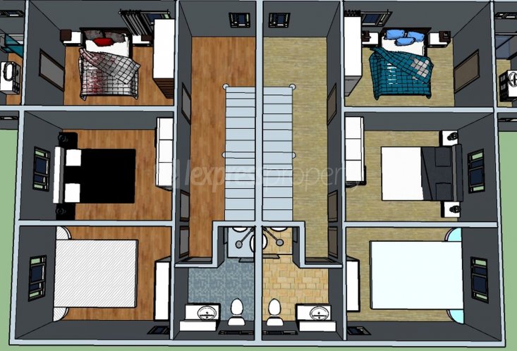 Townhouse / Duplex - 3 Bedrooms - 132 m²